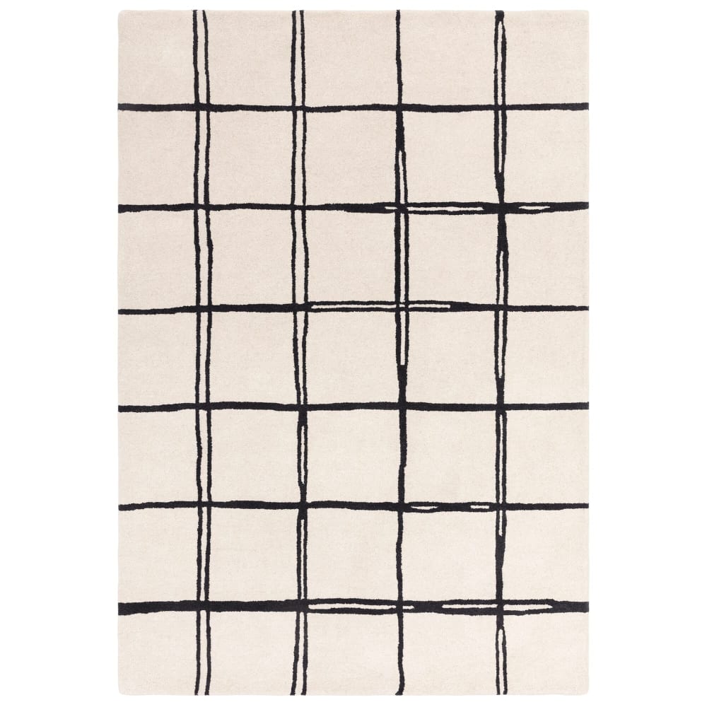 Tapis de salon en laine blanc 120x170 cm - Maisons du Monde
