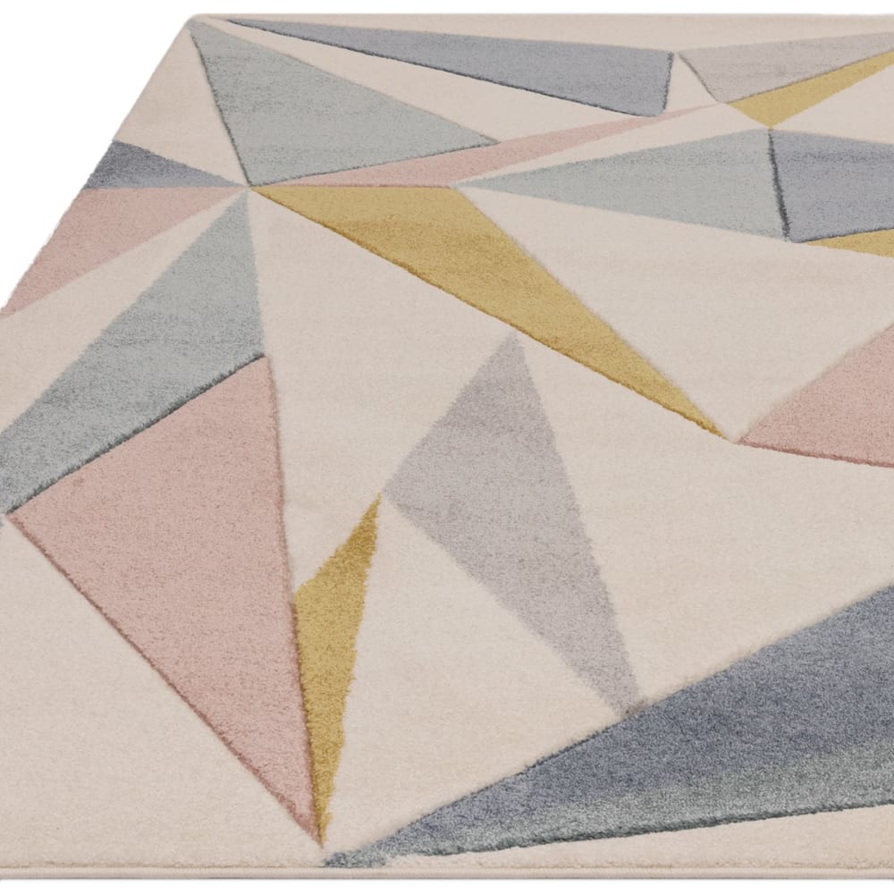 Tapis de salon moderne multicolore 120x170 cm — vue 3