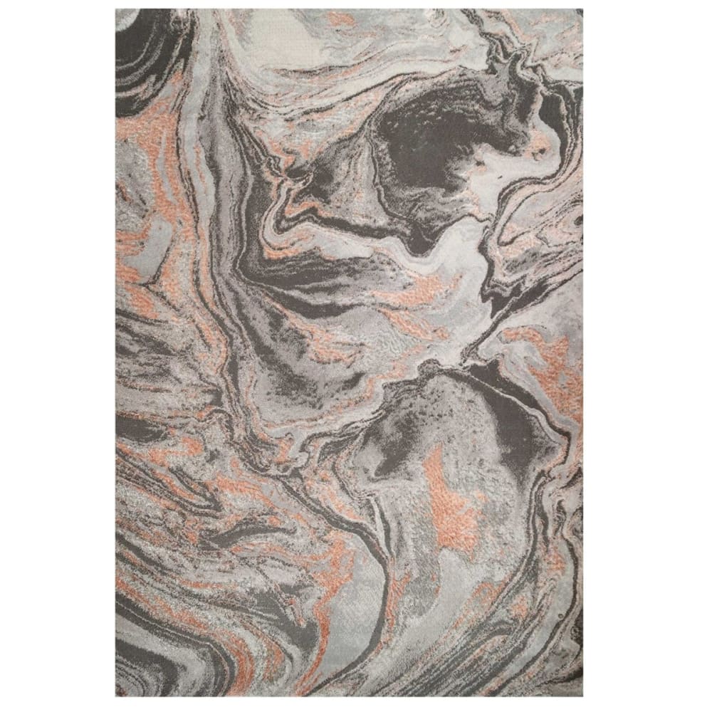 Tapis de salon moderne rose 120x170 cm