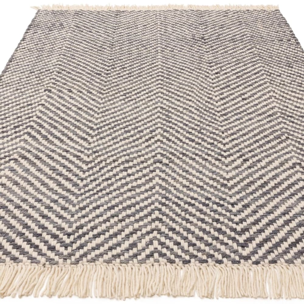 Tapis de salon en jute gris 120x170 cm - Maisons du Monde