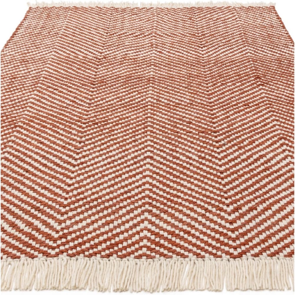 Tapis de salon en jute rouge 120x170 cm - Maisons du Monde