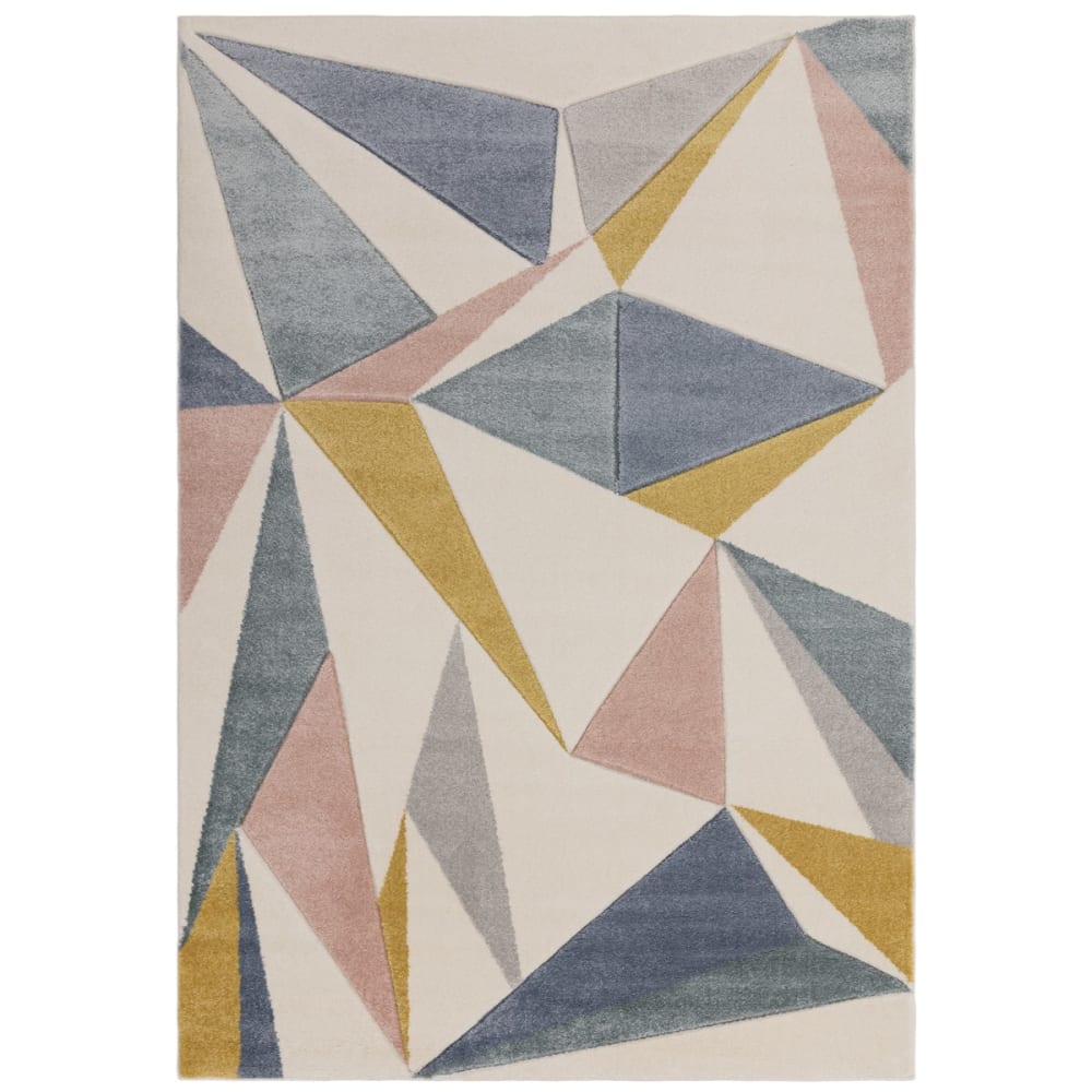 Tapis de salon moderne multicolore 200x290 cm