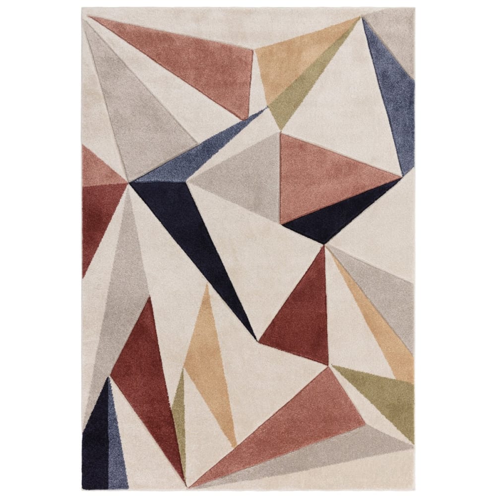Tapis de salon moderne multicolore 120x170 cm
