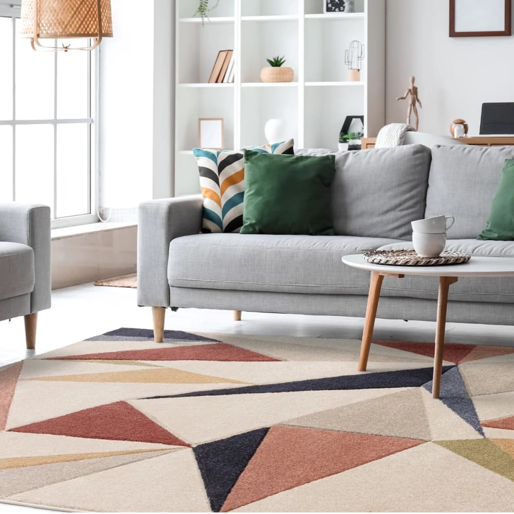 Tapis de salon moderne multicolore 120x170 cm - Maisons du Monde