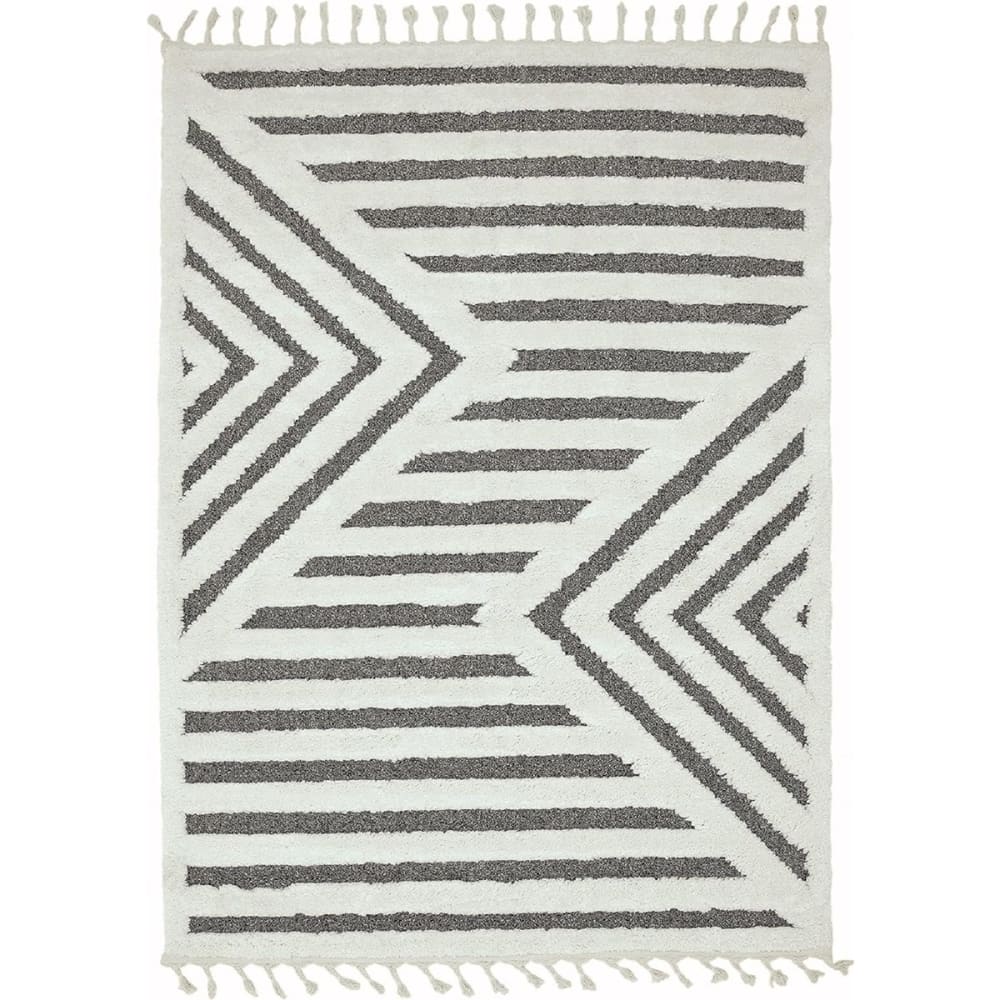 Tapis de salon moderne beige 120x170 cm