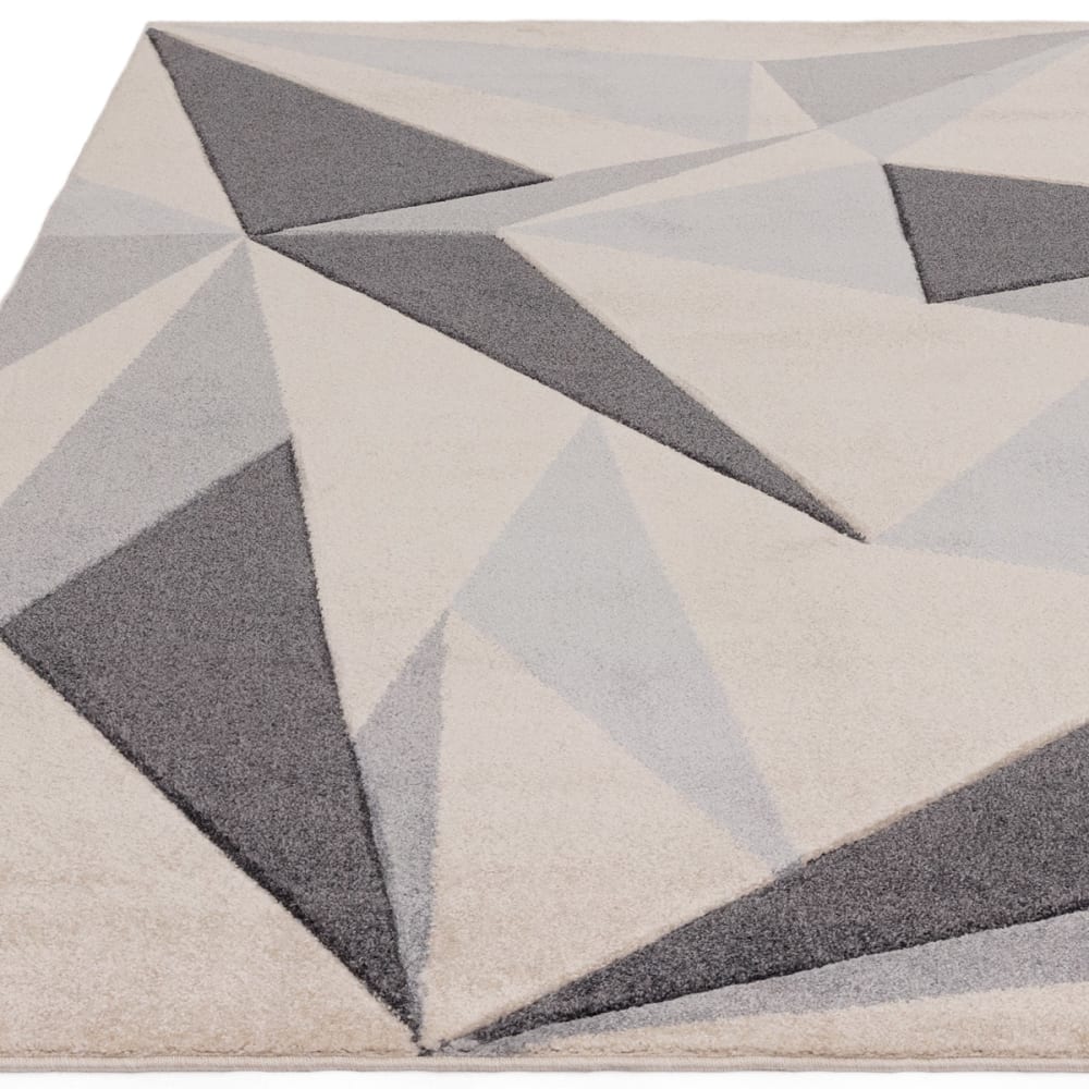 Tapis de salon moderne gris 120x170 cm - Maisons du Monde