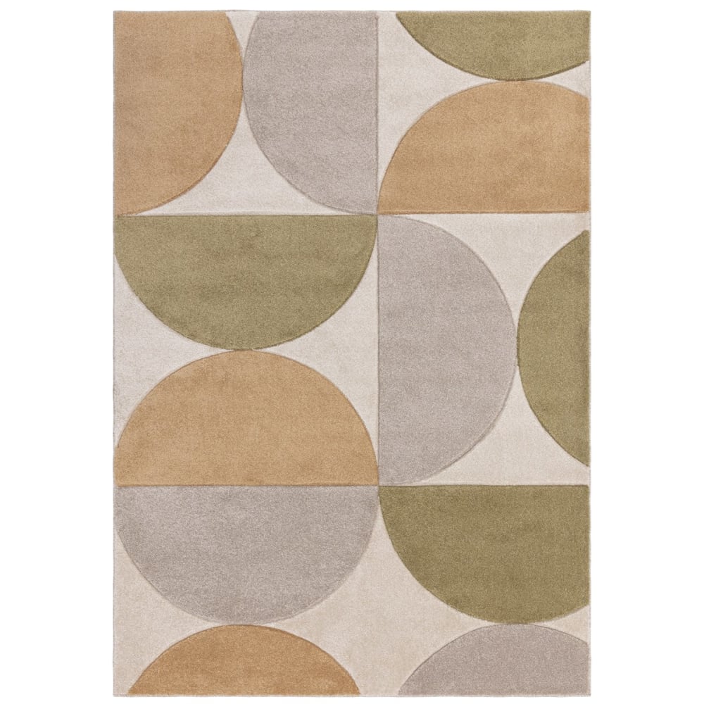 Tapis de salon moderne beige 120x170 cm