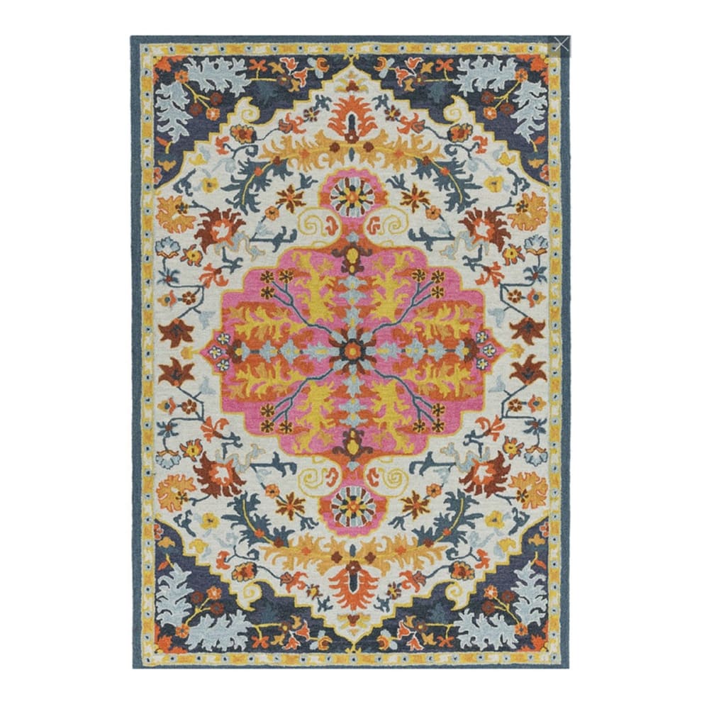 Tapis de salon en laine multicolore 160x230 cm