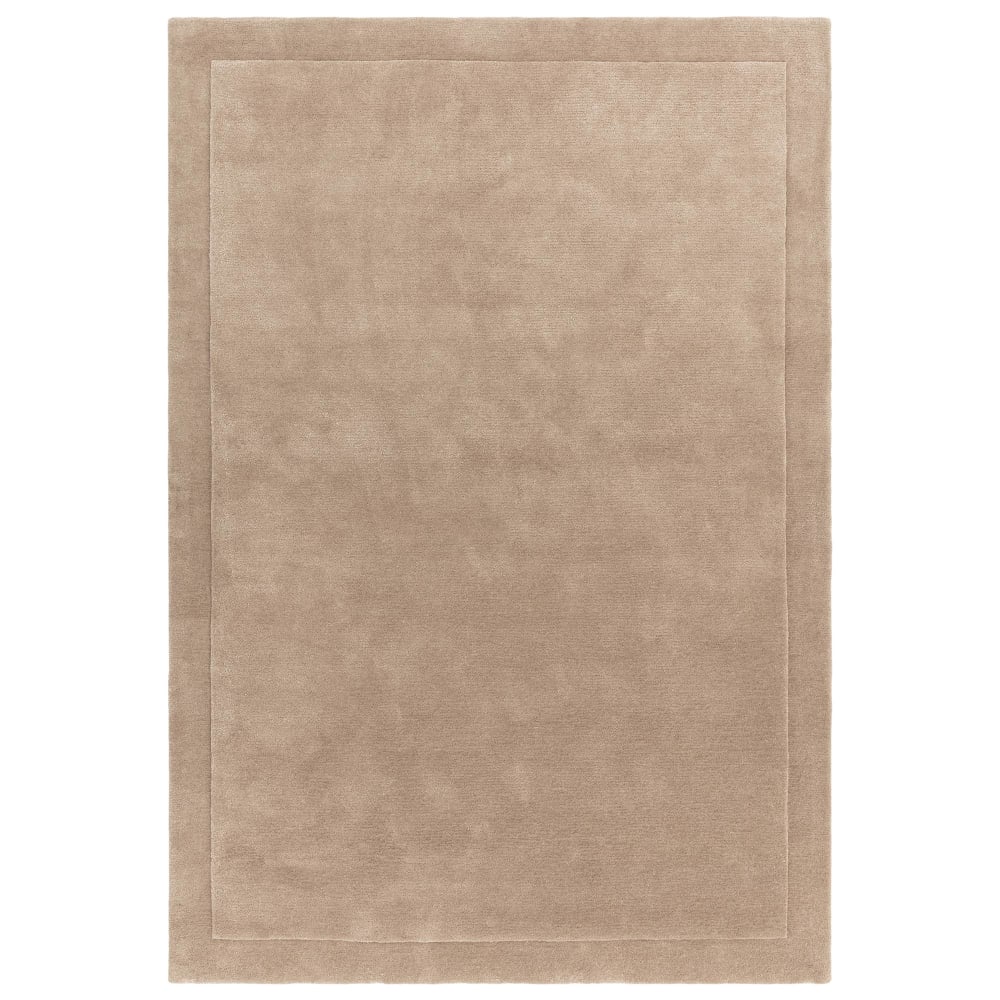 Tapis de salon en laine beige 120x170 cm - Maisons du Monde