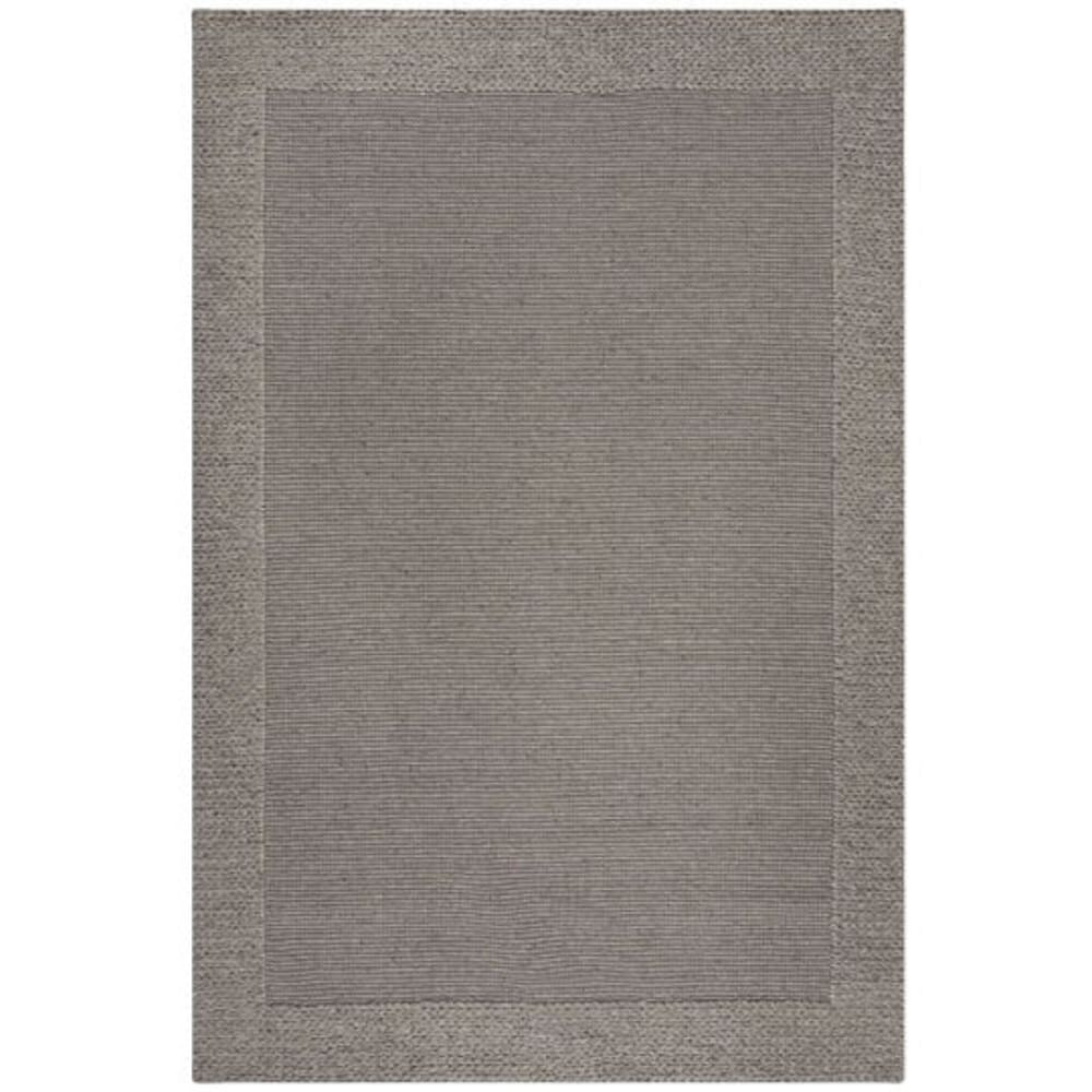 Tapis de salon en laine gris 120x170 cm