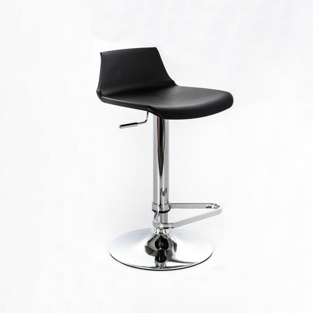 Tabouret de cuisine haut avec vérin à gaz, noir, 41 x 39 x 72 cm