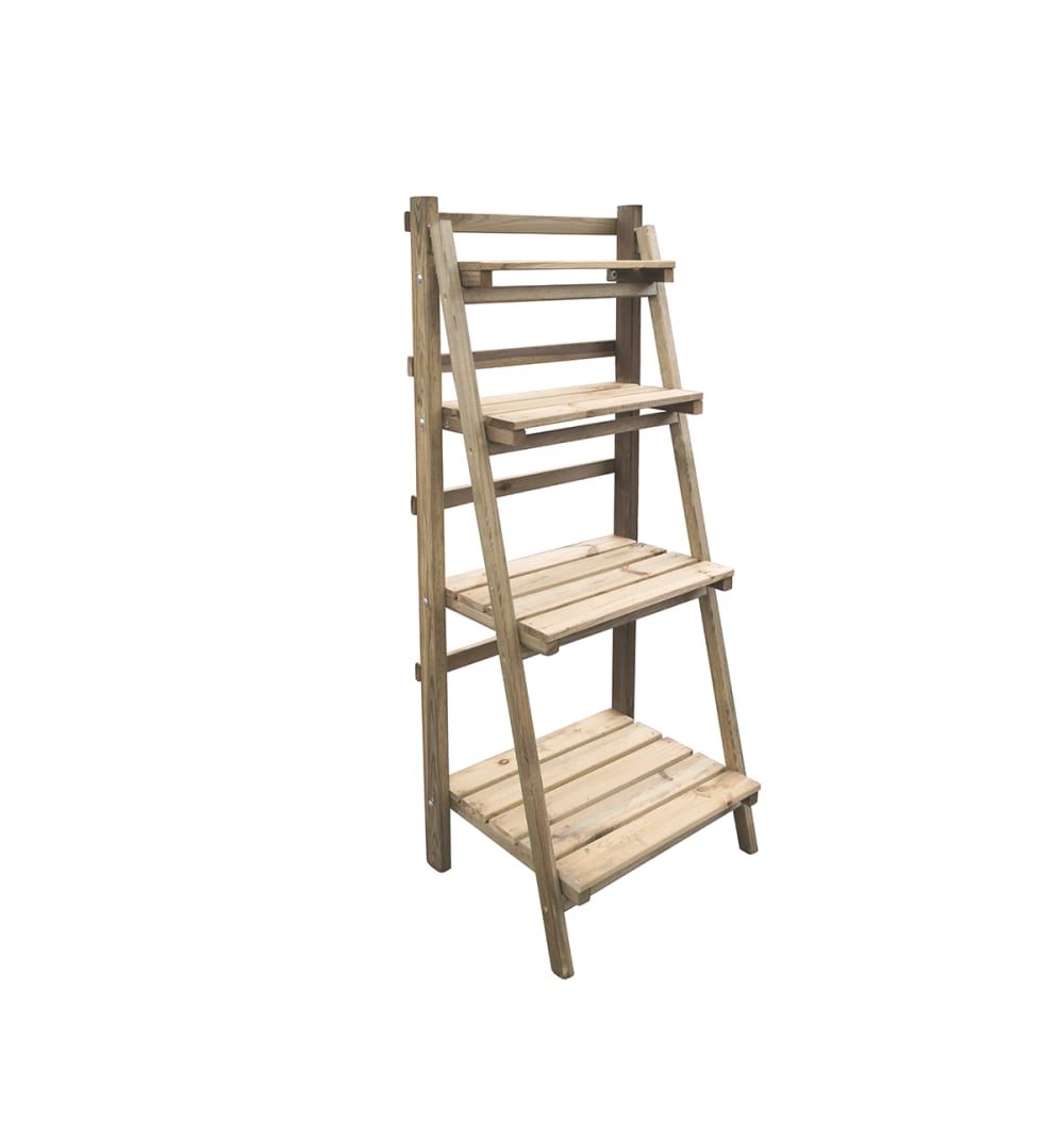 Etagère pliable pour l'extérieure grand format en pin