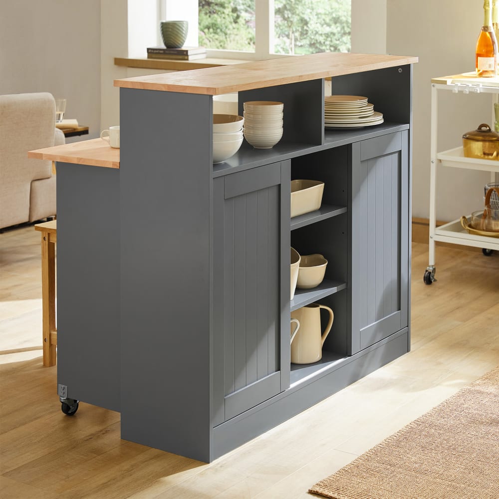 Buffet de rangement effet bois gris - Maisons du Monde