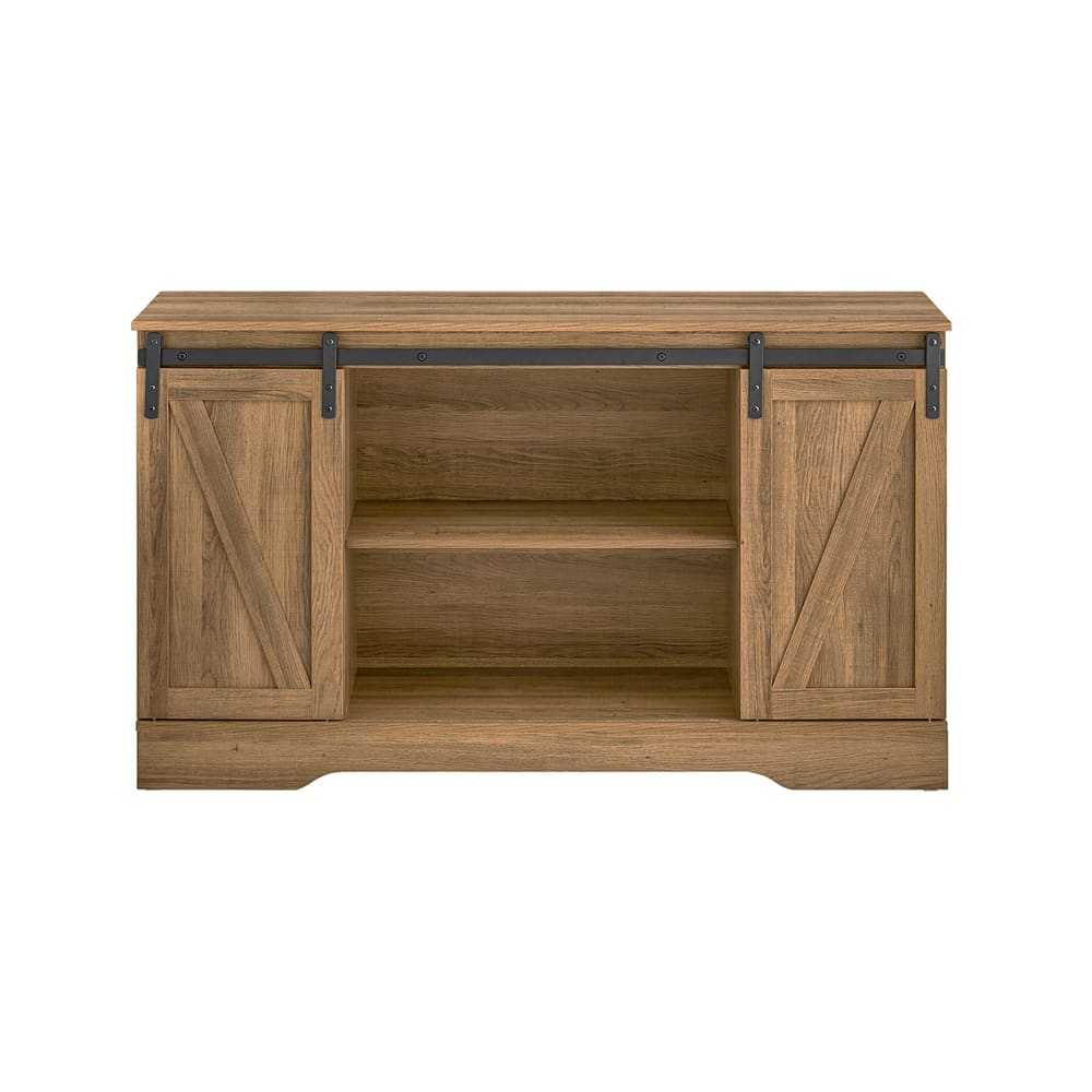 SoBuy Sideboard mit Schiebetüren PB Hellbraun - Holz