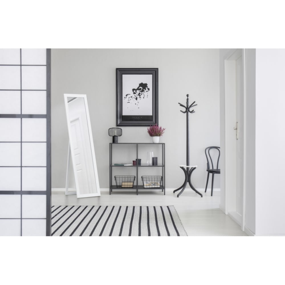 Miroir déco design en verre blanc - Maisons du Monde