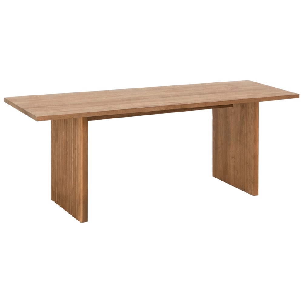 Table basse en bois de sapin vieilli 120x45cm