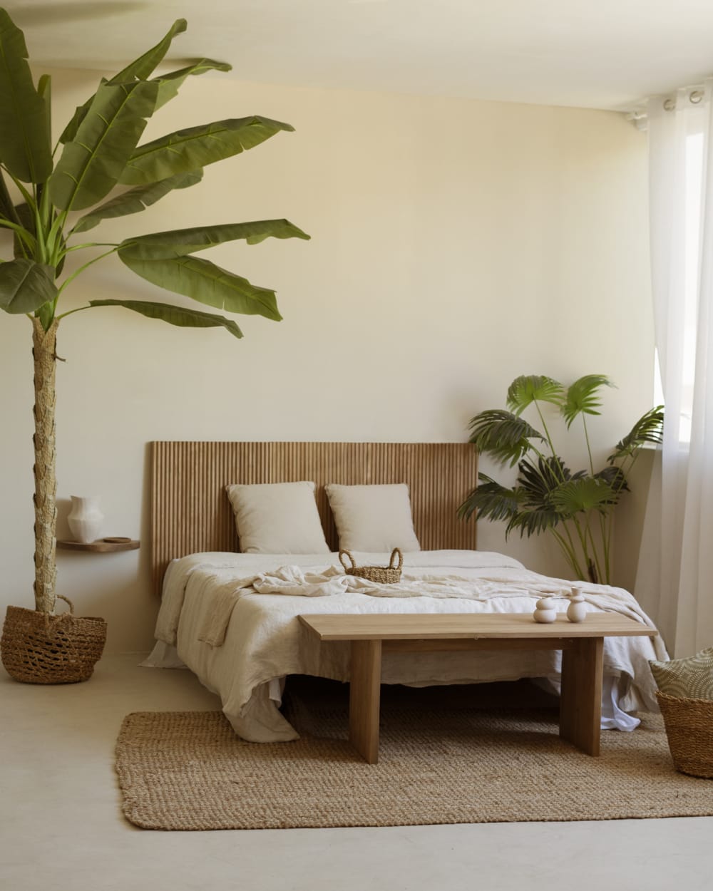 Tête de lit en bois de pin vieilli 180x80cm
