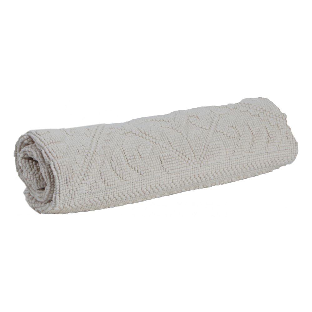 Tapis de Bain en coton lin 54 x 64 cm