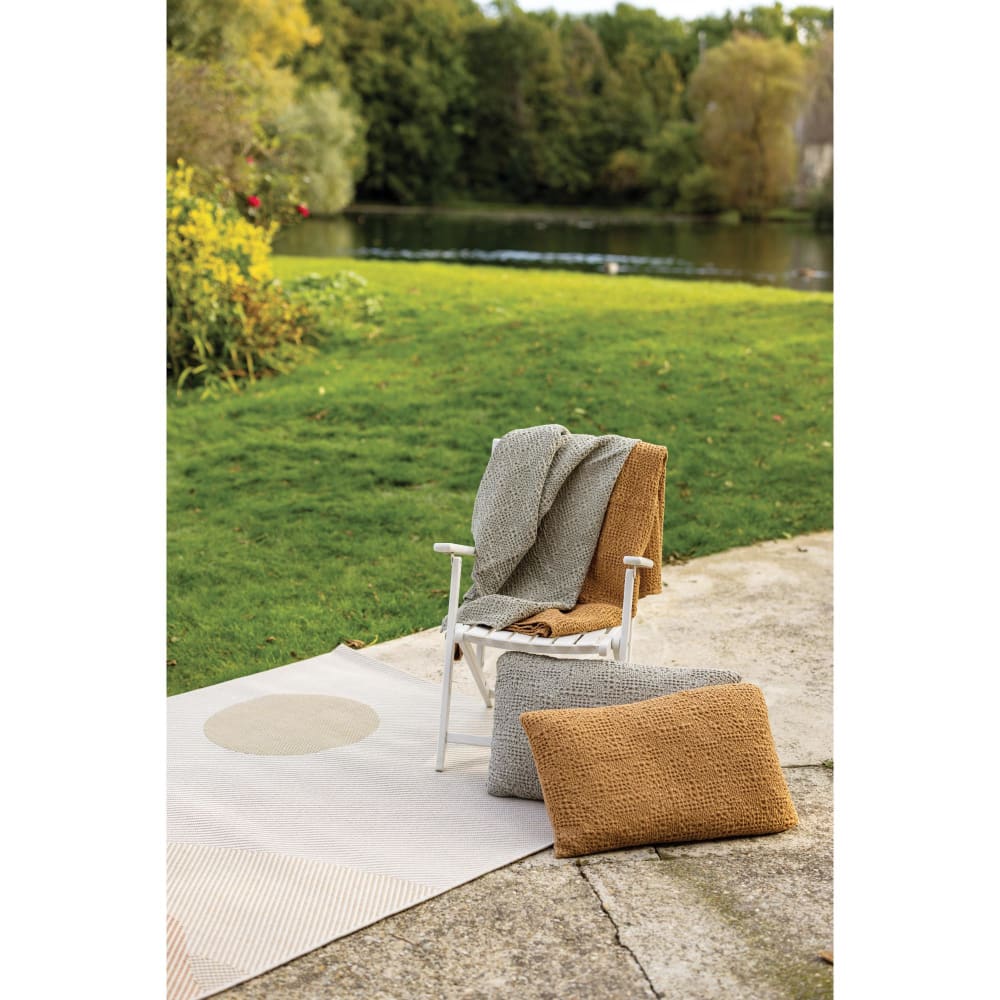 Jeté stonewashed en coton pinede 240 x 260 cm - Maisons du Monde