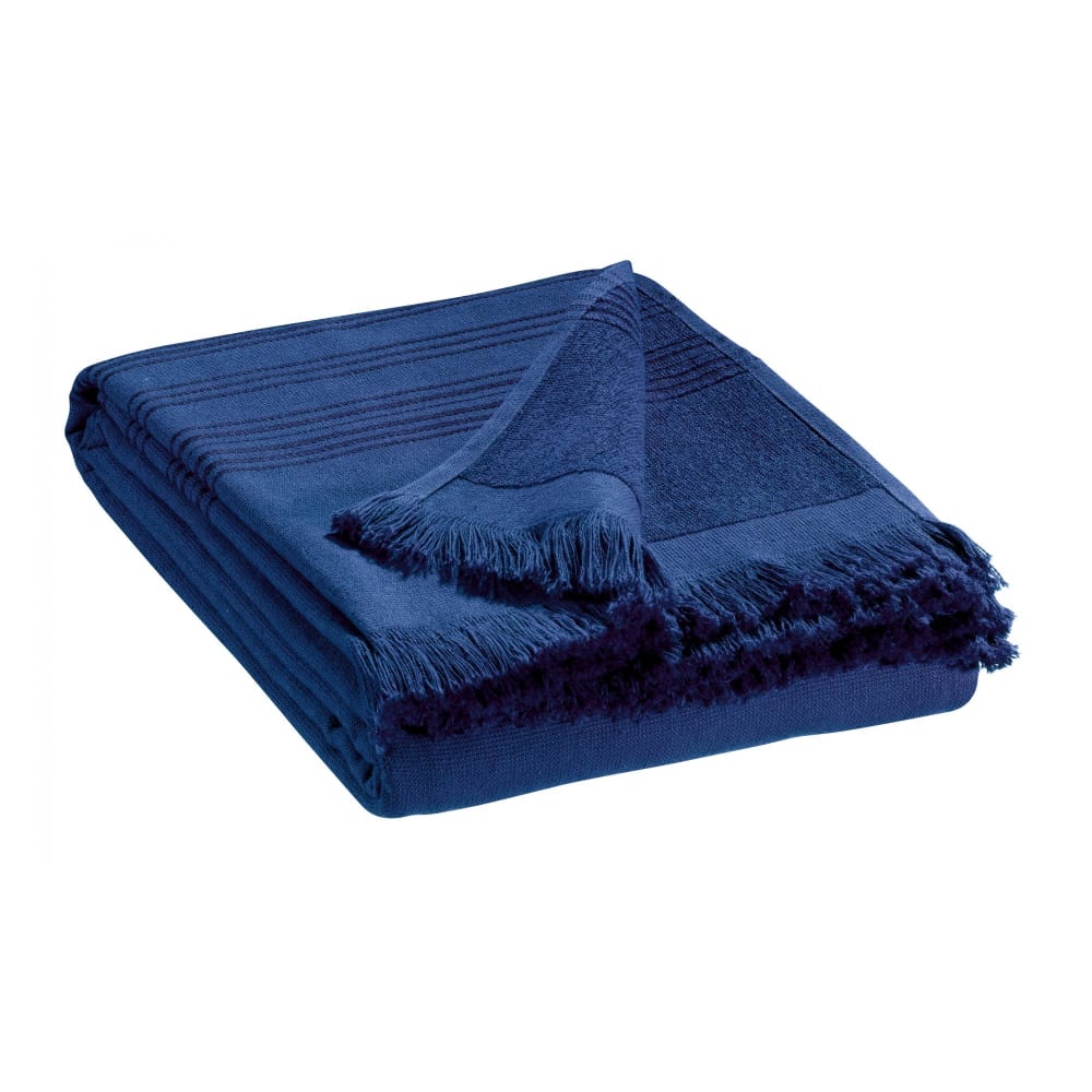 Drap hammam  en coton majorelle 90 x 180 cm