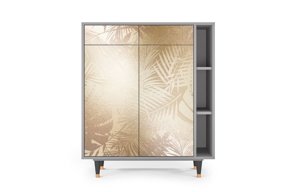 Buffet  sable 2 tiroirs et 2 portes L 94 cm