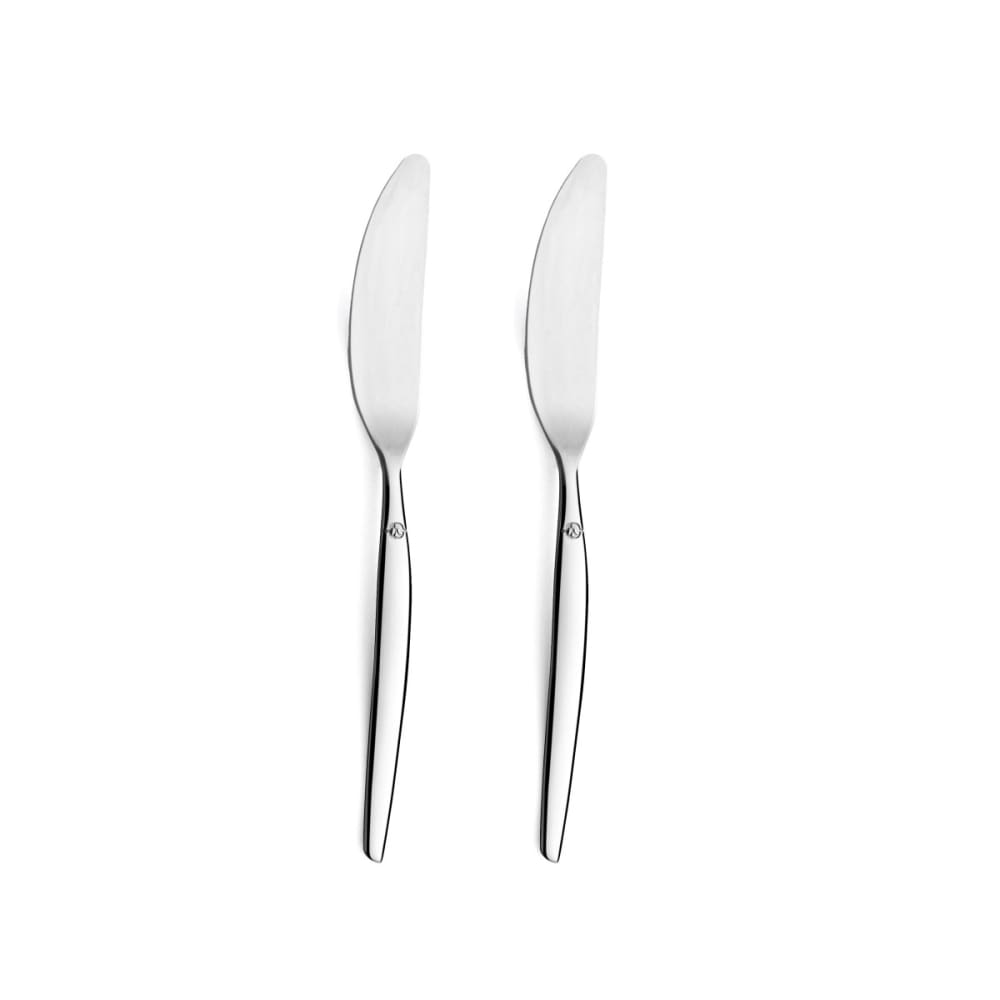 Set Aus 2 Streichmessern Aus Edelstahl 18/0