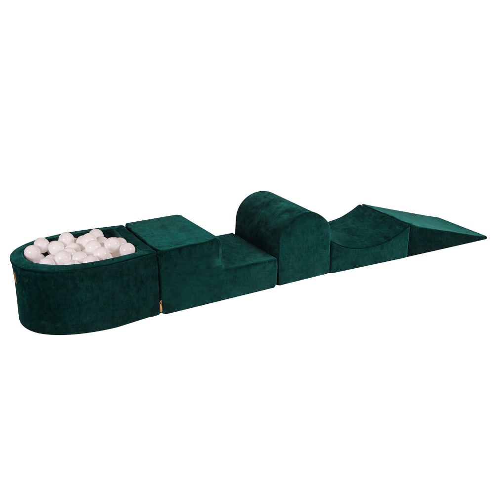 MeowBaby Schaumstoff Bausteine Kinder mit Bällebad - Softbausteine Baby MEHRFARBIG PVC - POLYVINLYCHLORID Kinder