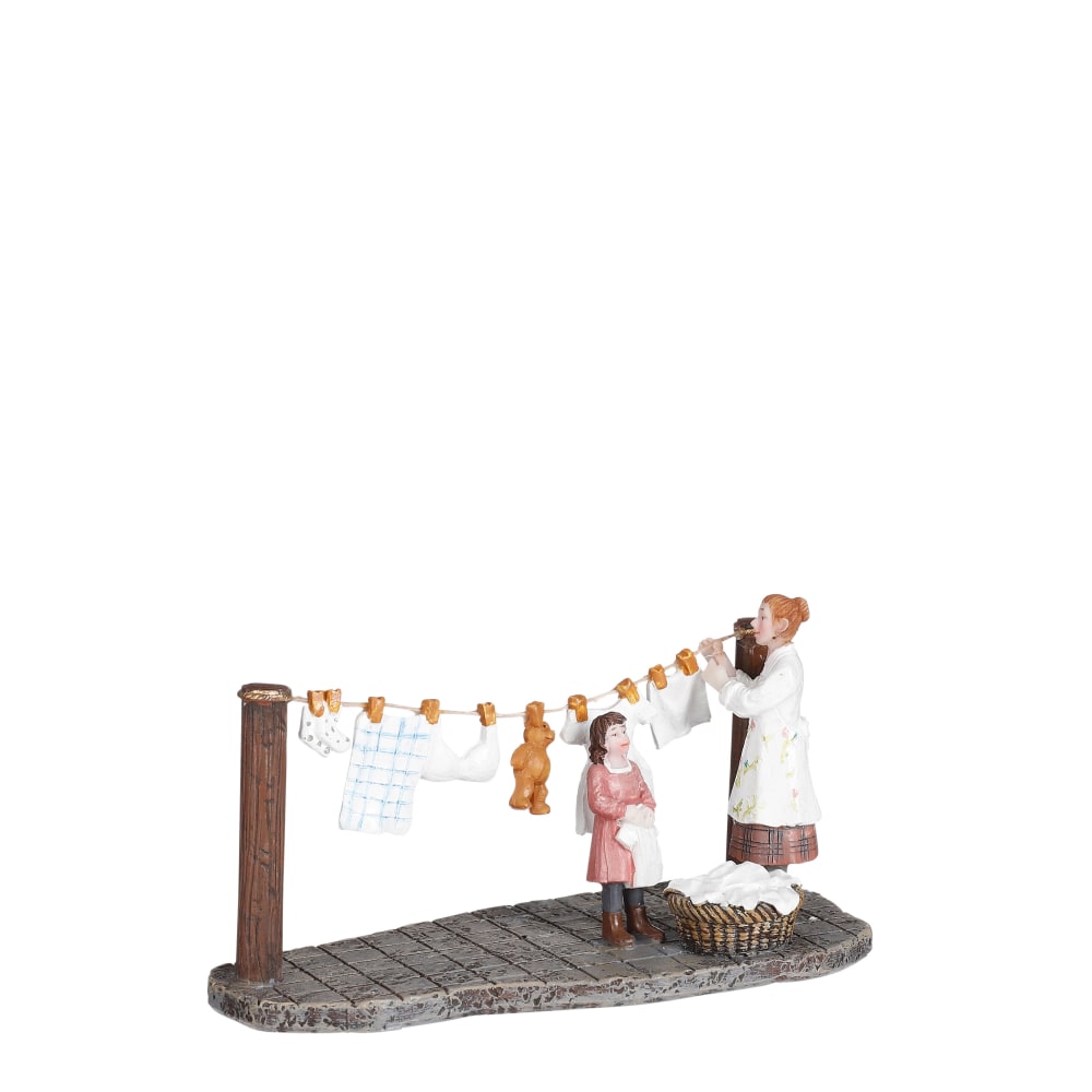 Miniatura de la aldea de navidad paula ayuda a mamá alt. 7