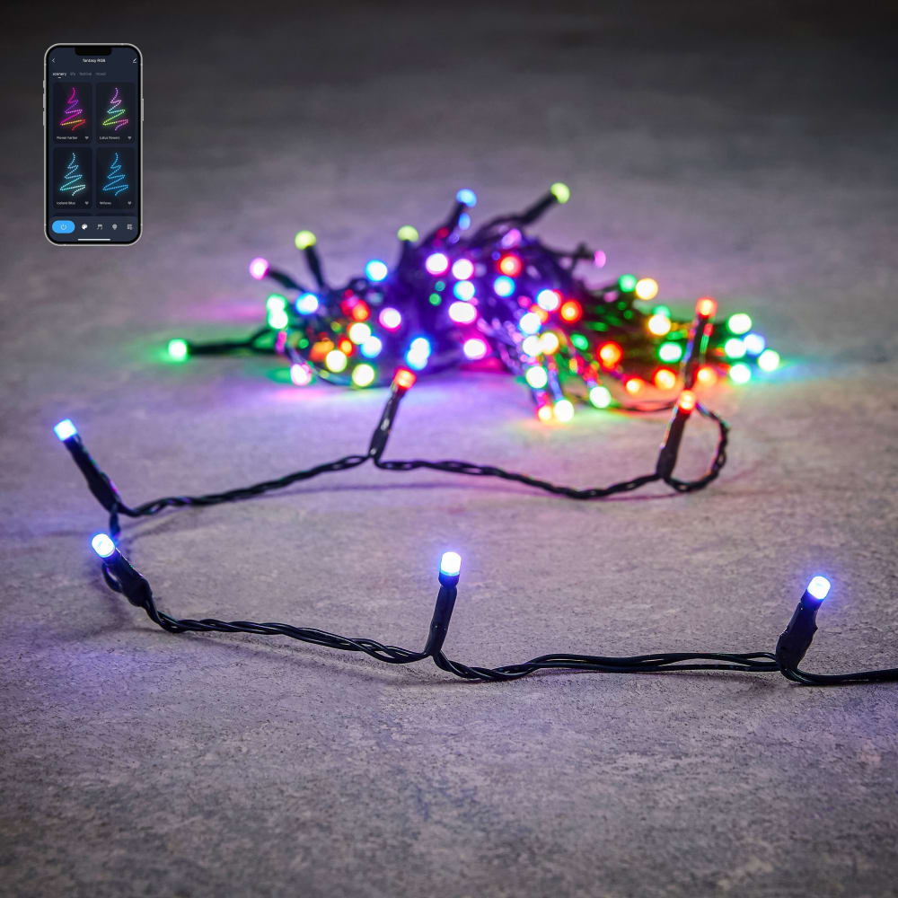 Luces de navidad con 50 led rgb l500