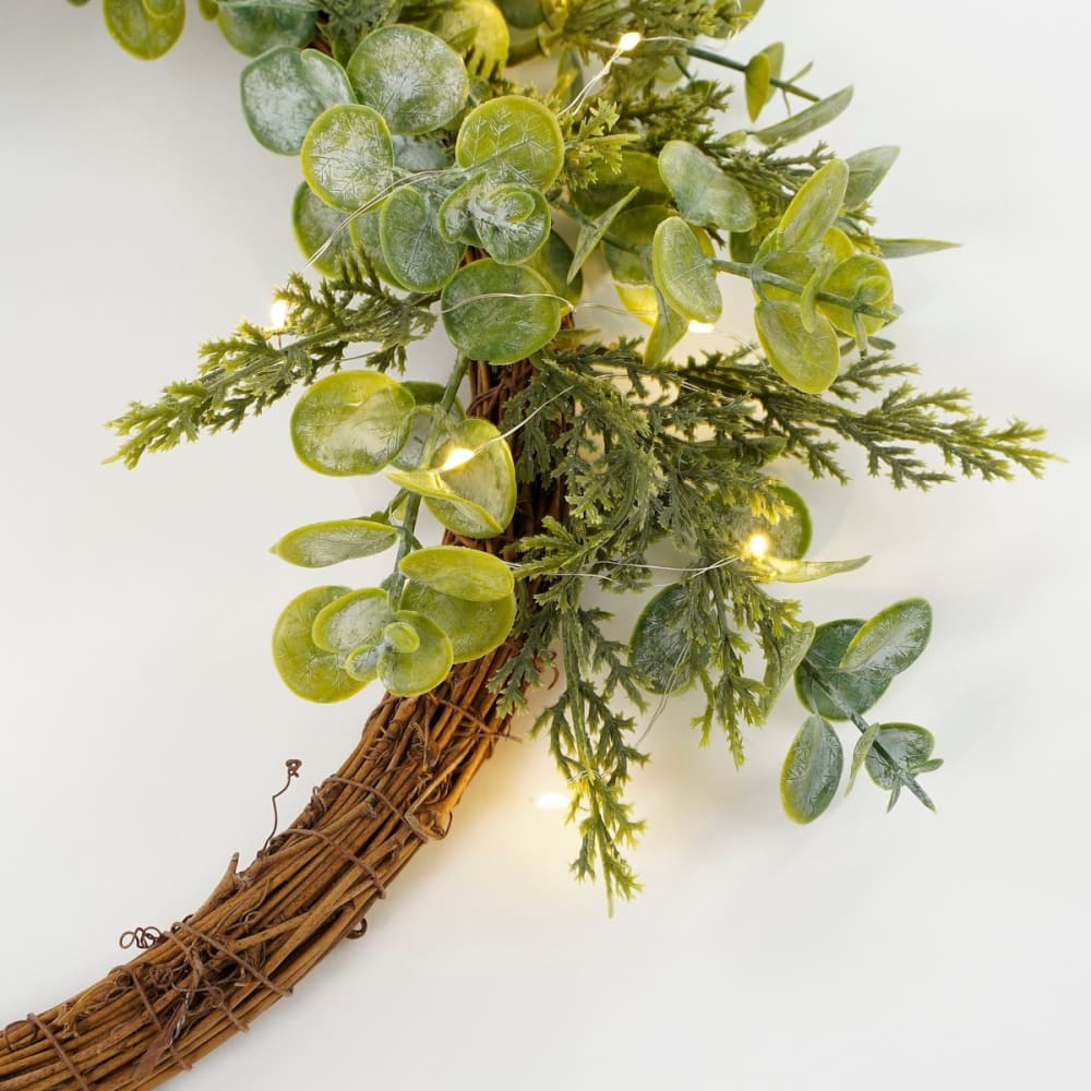 Couronne vert plastique h7xl45xl45cm - Maisons du Monde