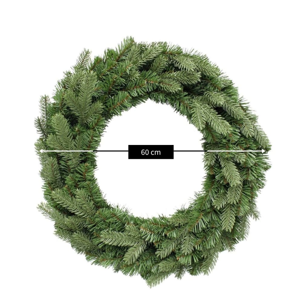 Couronne vert plastique h20xl60xl60cm - Maisons du Monde