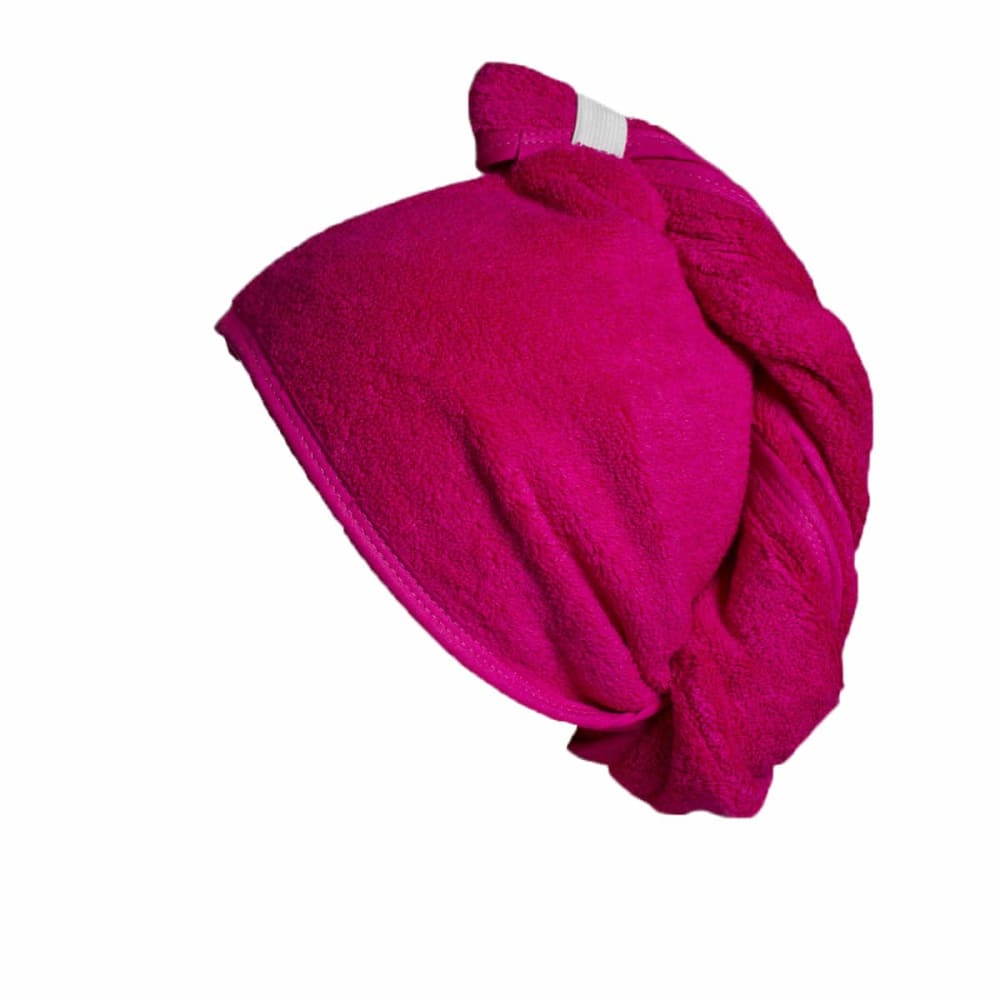Turban éponge fermeture élastique en coton bleu ciel - Maisons du Monde