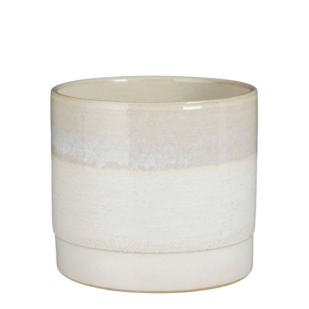 Blumentopf Innen Olof Sahne Tonware H20Xb22Xl22Cm
