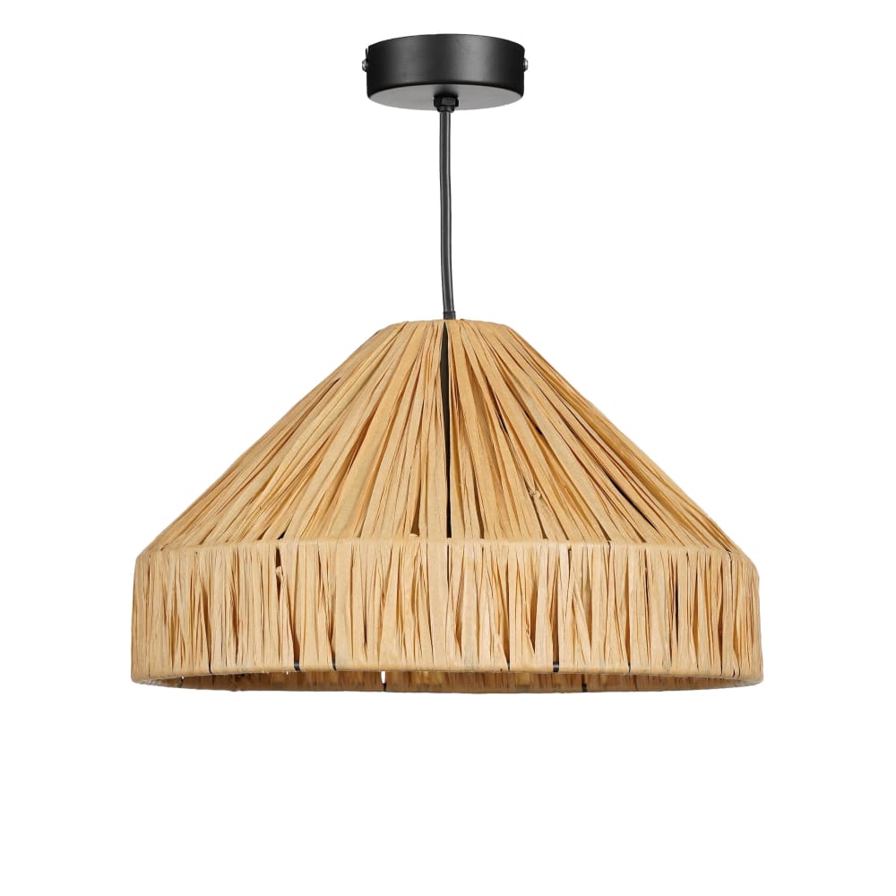 Suspension Marron clair Fer H18xl30xL30cm