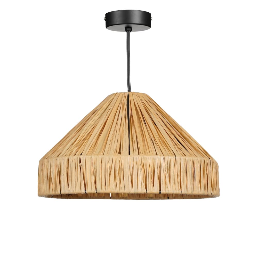 Suspension marron clair fer h18xl30xl30cm — vue 4