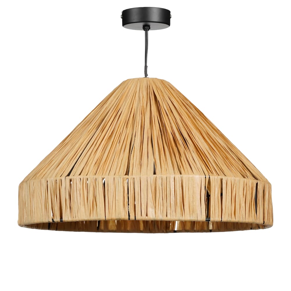 Suspension Marron clair Fer H24xl40xL40cm