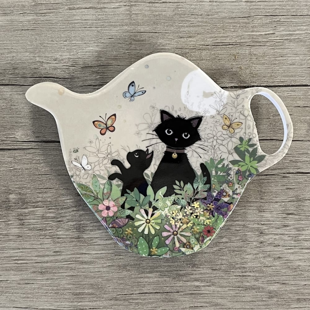 Soucoupe pour sachet de thé chatons dans le jardin - Maisons du Monde