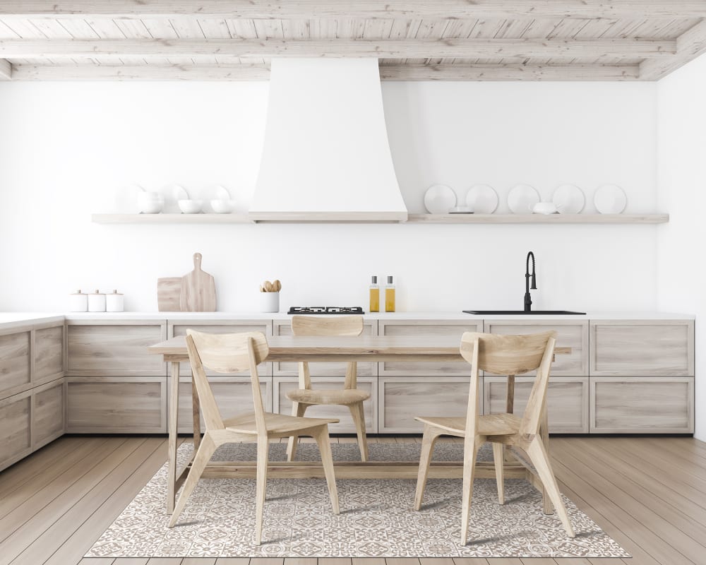 Tapis vinyle carreaux ciments triana brun 300x200cm