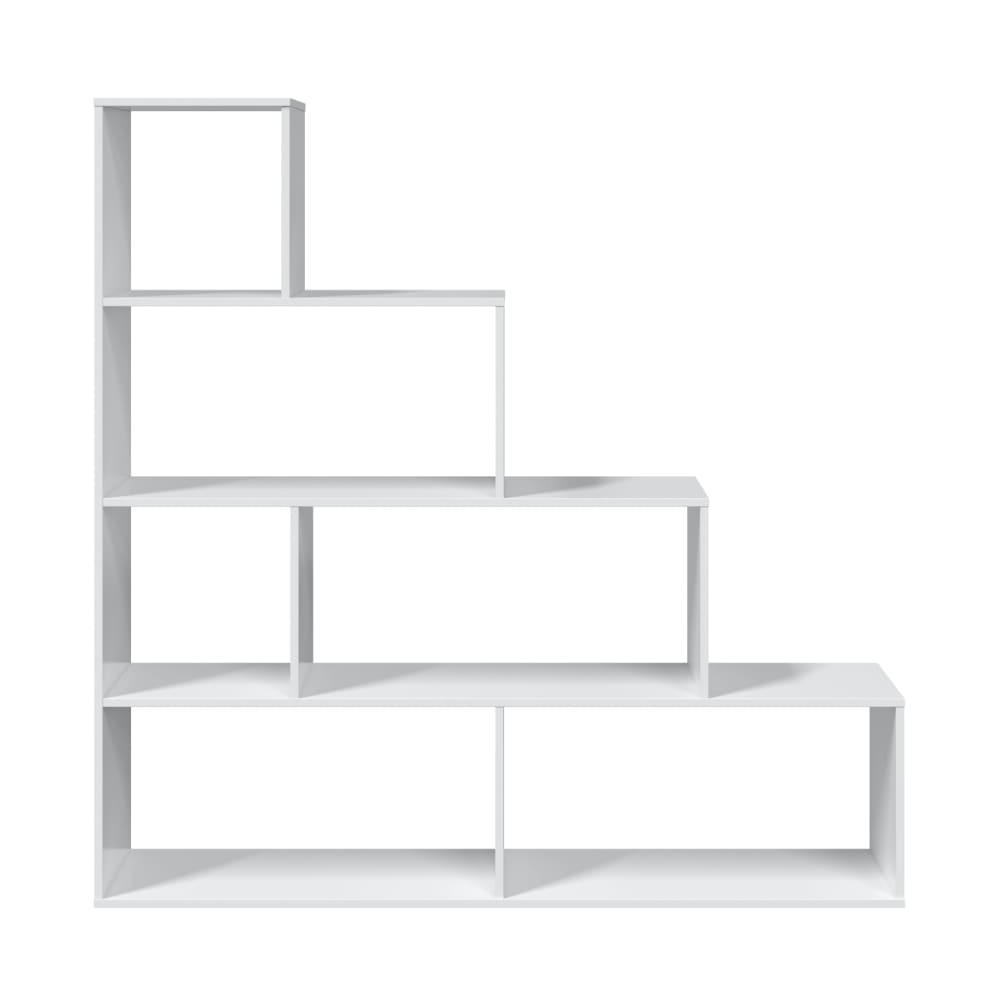 Usinestreet Treppenregal mit 6 Fächer - H145 cm - Weiß style modern Weiß Spanplatte