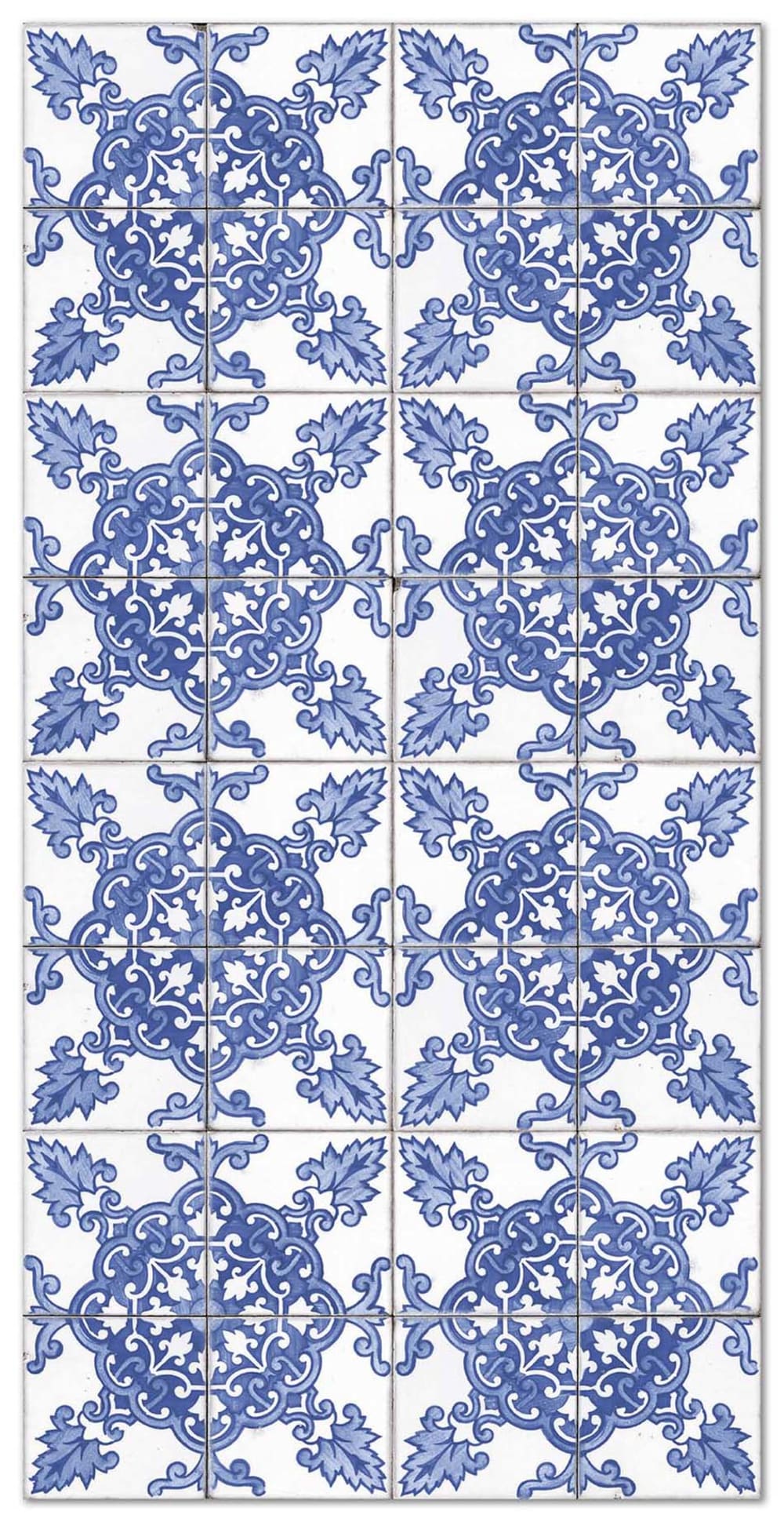 Tapis vinyle carreaux ciments cordoue bleu 300x200cm