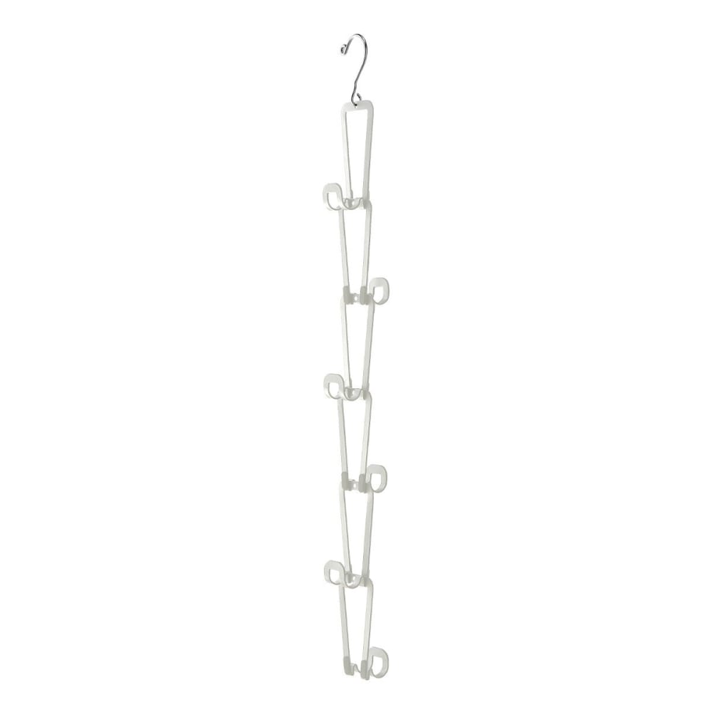 Yamazaki Handtaschenhalter Weiß 6 Haken - H77 cm Silber Metall