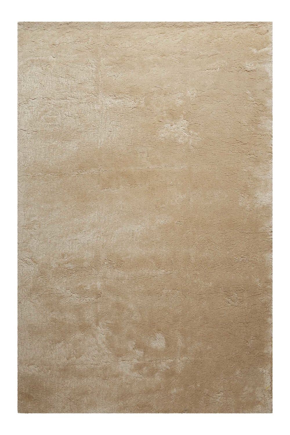 Homie Living Hochflor-Teppich, weich und flauschig, cremefarben beige 110x170 style modern - Pvc - Polyvinlychlorid