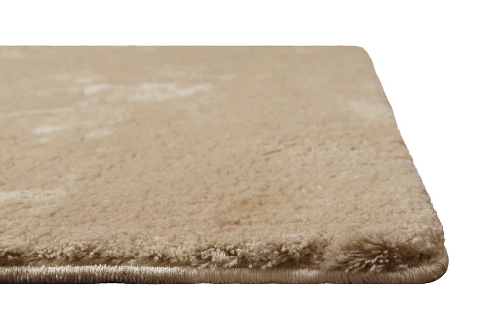 Tapis à poils longs, doux et moelleux, crème beige 110x170 — vue 4