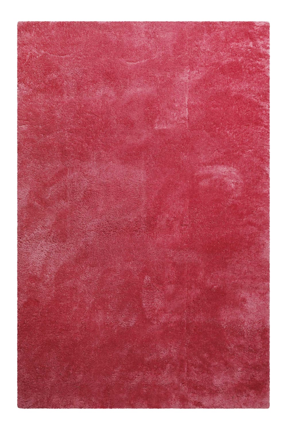 Tapis à poils longs, confort moelleux, rose 80x150
