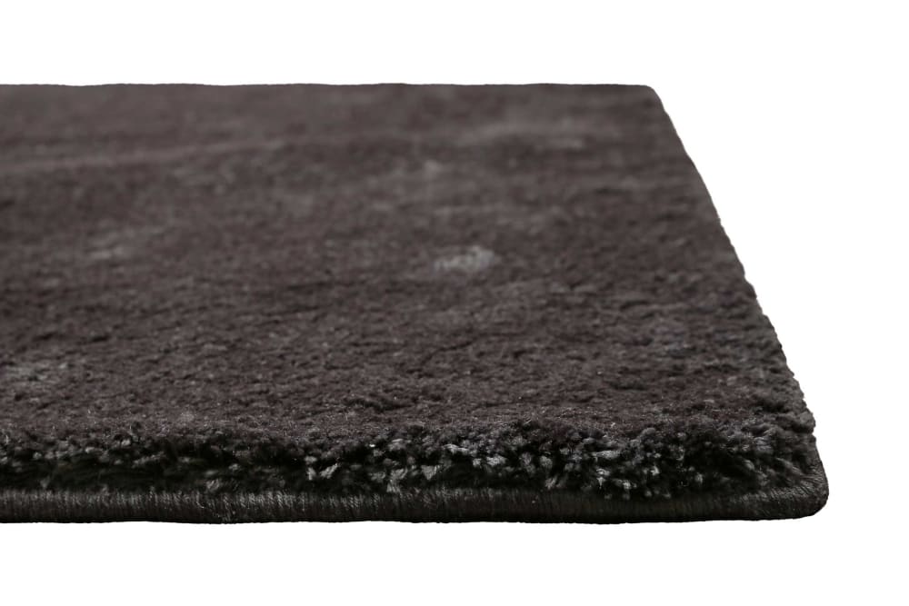 Tapis à poils longs, doux et moelleux, gris anthracite 140x200 — vue 4