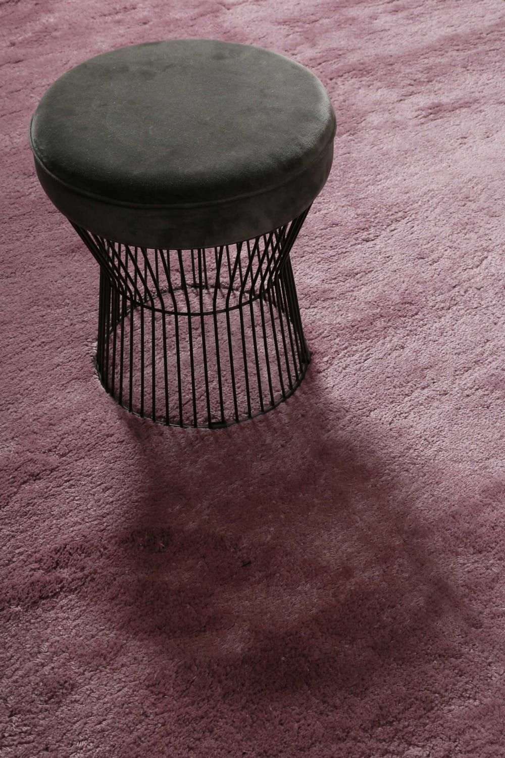 Tapis à poils longs, doux et moelleux, lilas violet 110x170 — vue 3