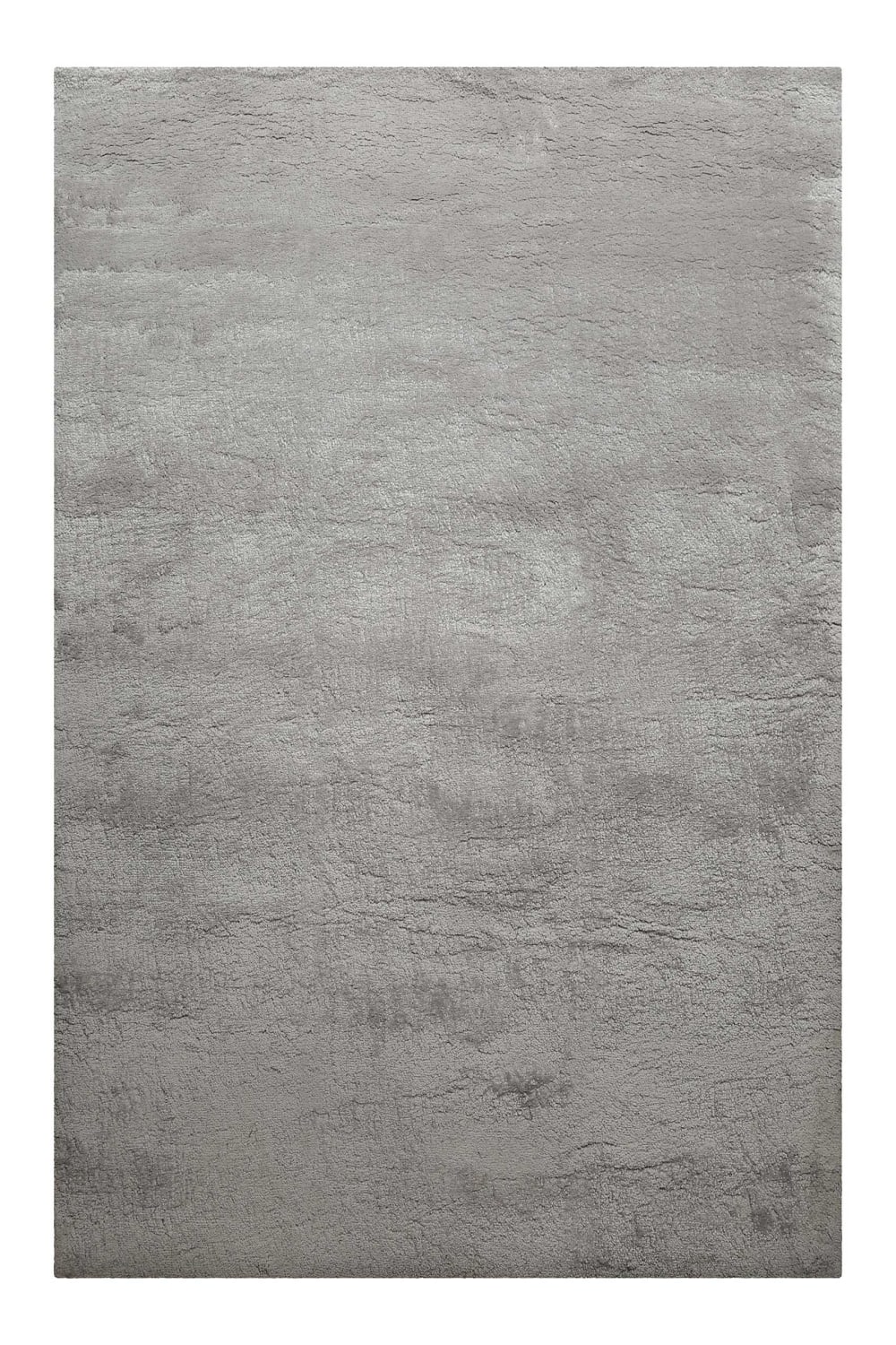 Tapis à poils longs, doux et moelleux, gris clair 70x140