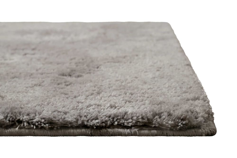Tapis à poils longs, doux et moelleux, gris clair 70x140 — vue 4
