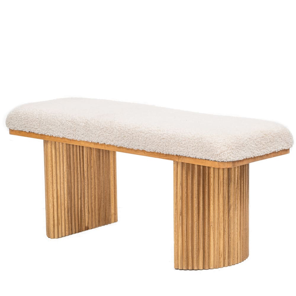 banc en bois massif et