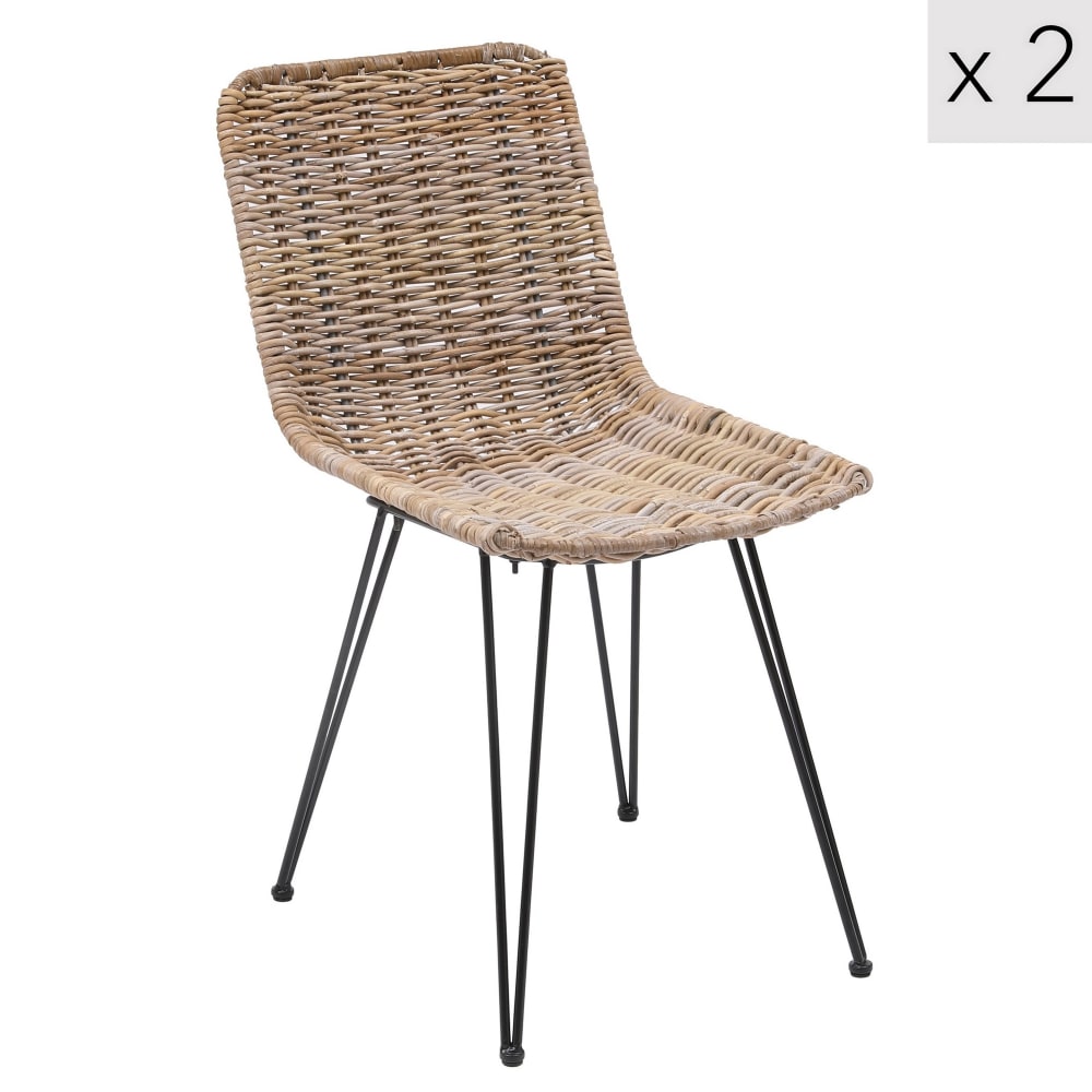 Lot 2 chaises salle